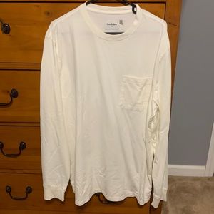 Off white long sleeve shirt